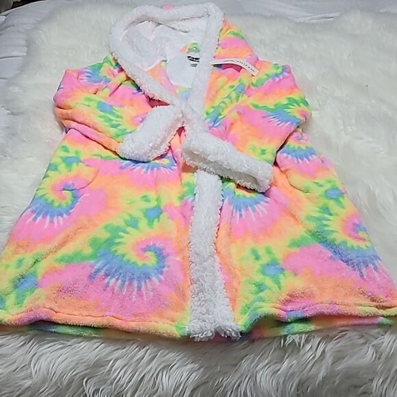 1729  EM & ALFIE SLEEP  Soft Robe multicolor  U/T NWT - Picture 5 of 5